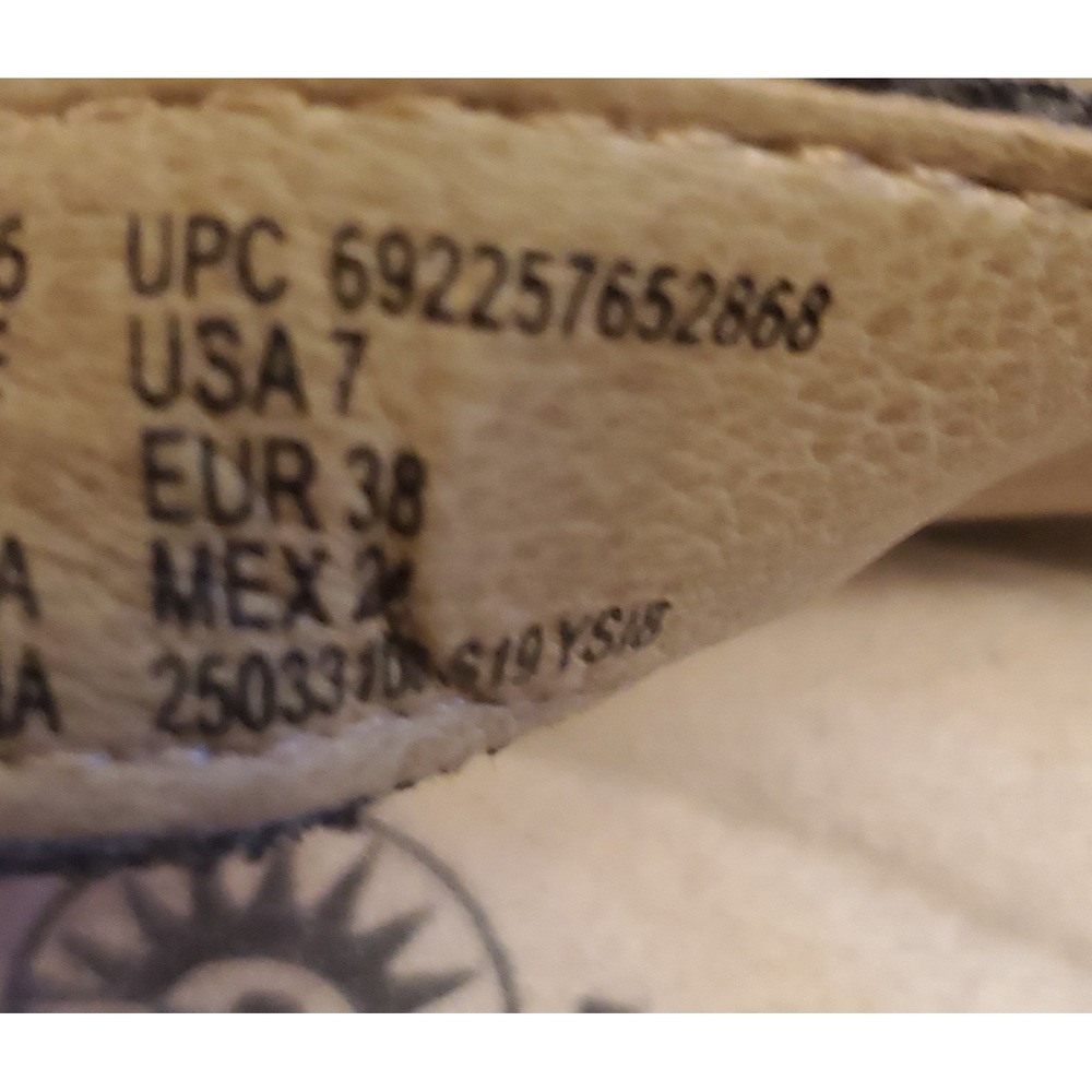 Earth Spirit Espadrille Wedge Shoes Women's Size 7 Gold - Picture 11 of 12